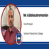 Sankara Polytechnic College, Vice Principal: Mr. A.Balasubramanian Interview